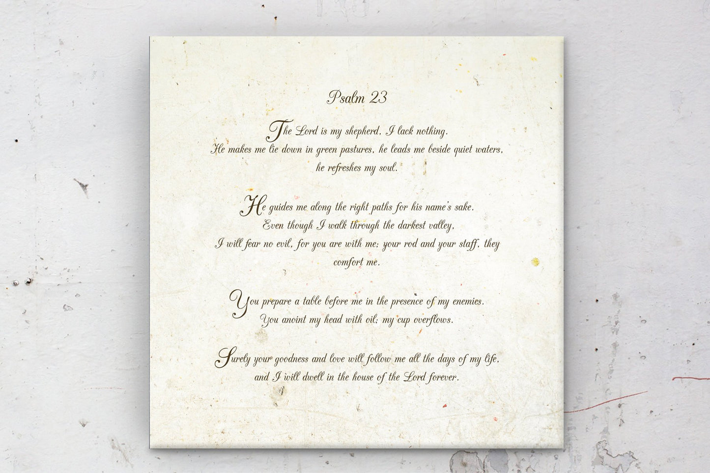 Psalm 23, custom, Bible verse, Scripture, prints, Scriptures on canvas, Framed scripture, wall decor, gift, gifts, Christmas, for mom