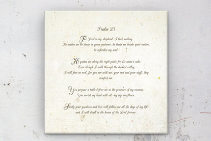 Psalm 23, custom, Bible verse, Scripture, prints, Scriptures on canvas, Framed scripture, wall decor, gift, gifts, Christmas, for mom