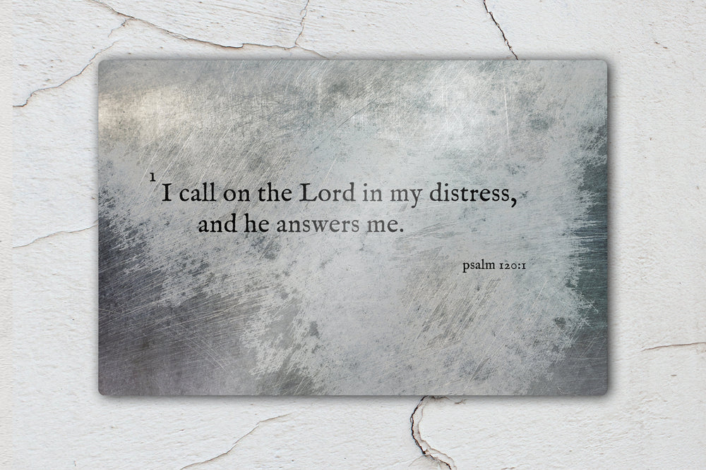 Psalm 120:1, Inspirational Scripture Art, I Call to the Lord, Christan, Bible Verse Print, Scripture, Wall Decor, Gift for guys, Encouraging