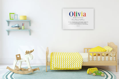 Colorful personalized name sign for kids, view 5
