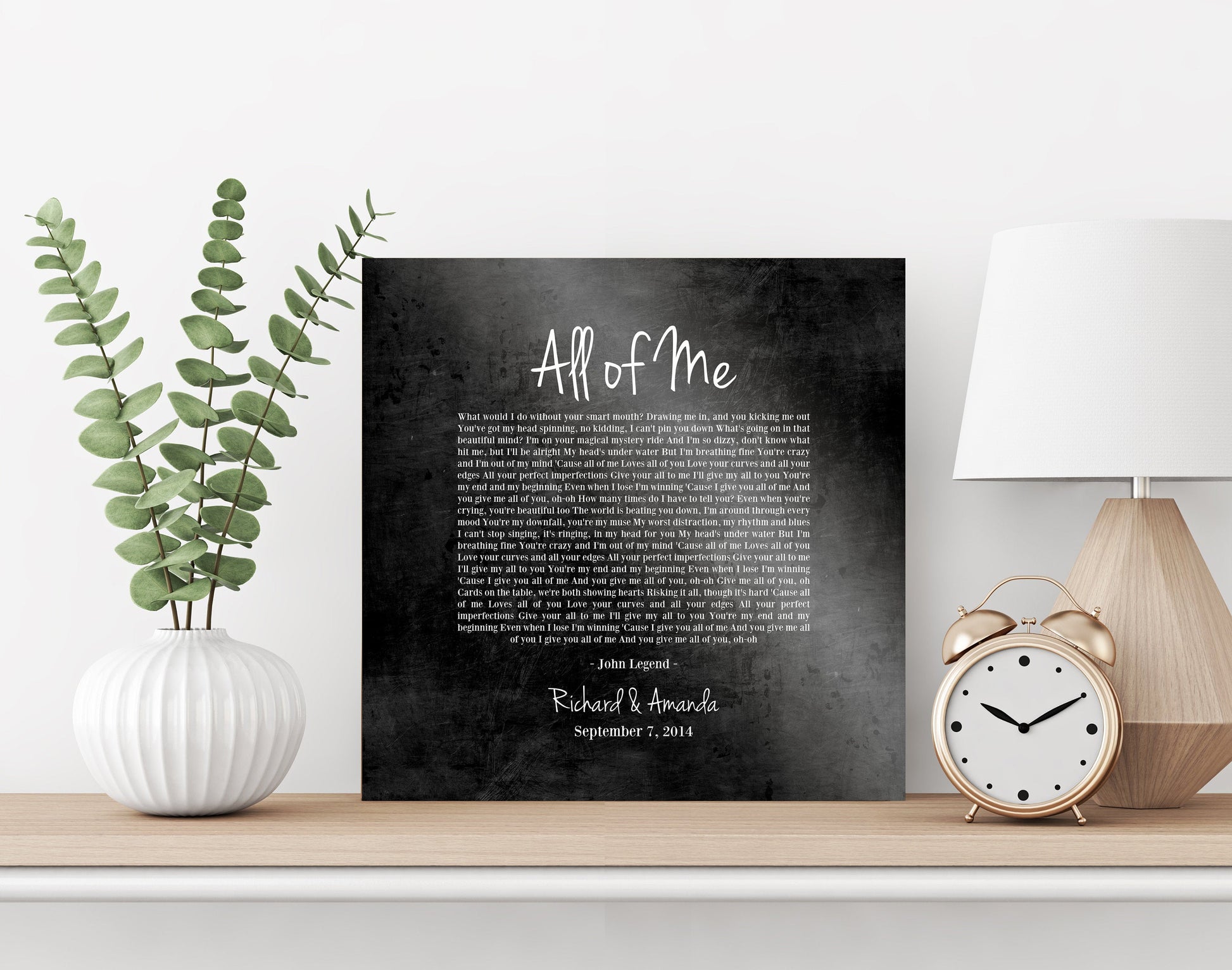 Iron Anniversary Gift, 6 Year Iron Gift, 1st Dance on Iron, Song Lyrics on Iron, Wedding Song, Sign, On Metal, 6th Anniversary Gift, for Him