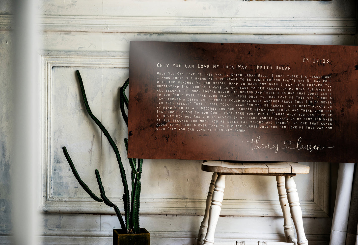 Our Song, Lyrics Sign