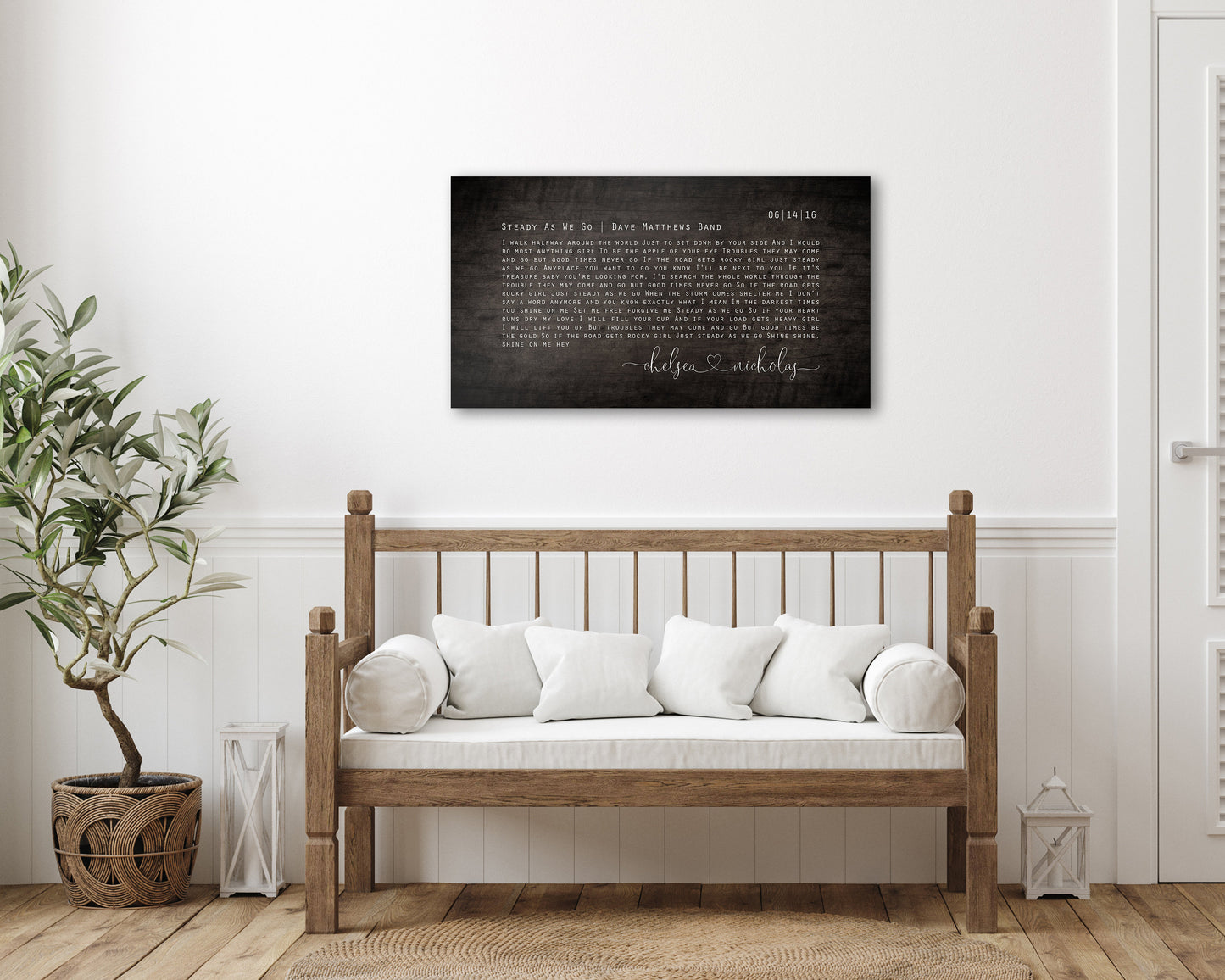 Rustic, Wood Anniverary Gift