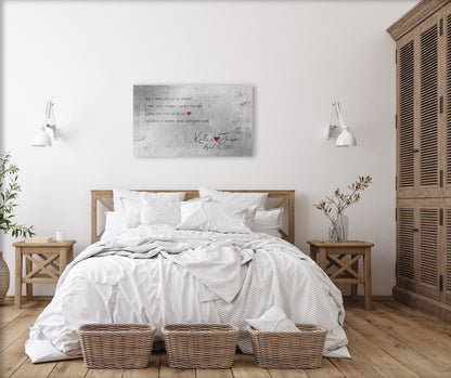 Lucky, Personalized Song Lyric Wall Decor