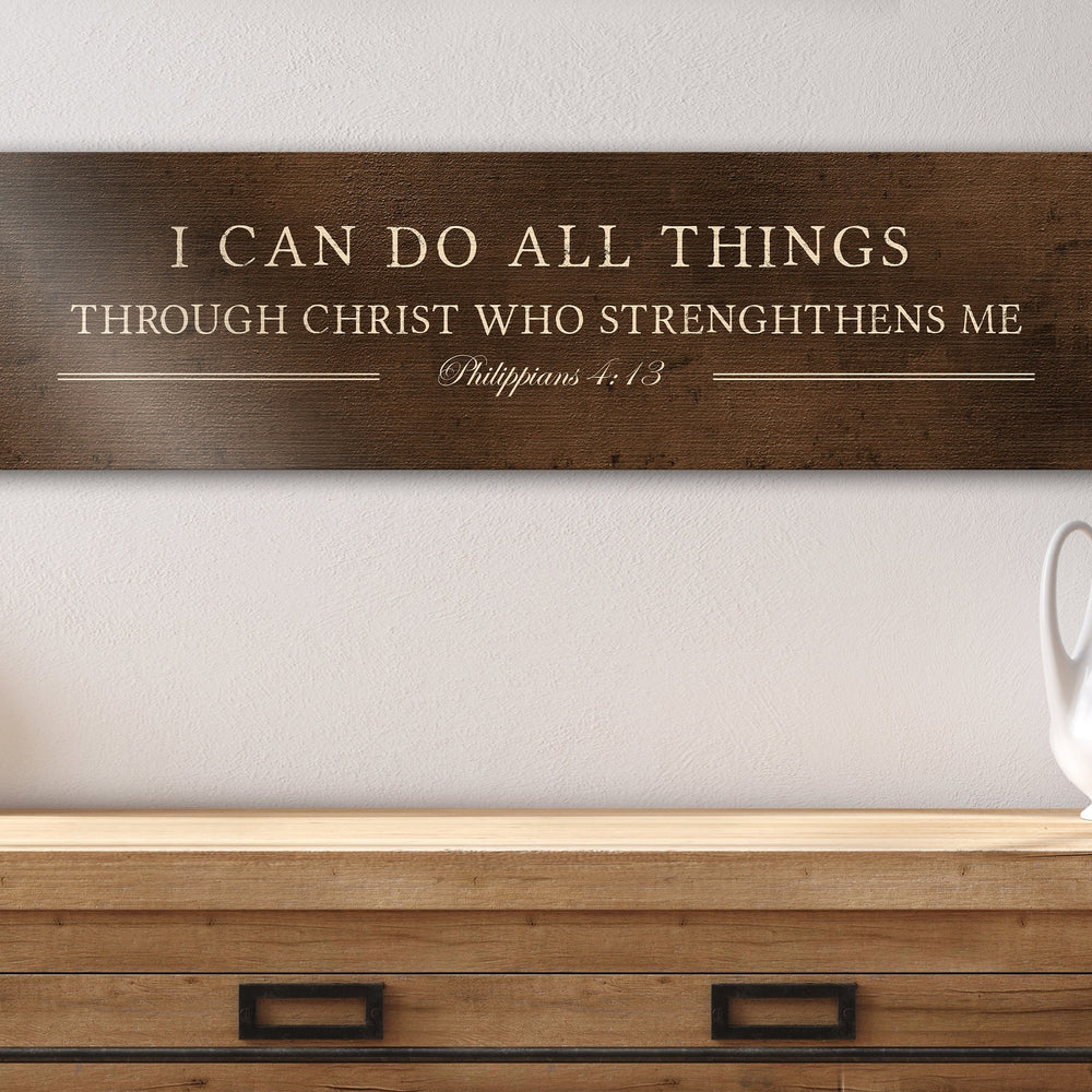 
                  
                    I can do all thing, Phil 4:13, Scripture Wall Decor, Rustic Scripture Art, Christian wall hanging, Bible Verse Decor, Inspirational men gift
                  
                
