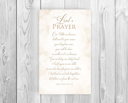 The Lord's prayer sign on canvas, christian song word art, Inspirational canvas,  Christian Lyric Canvas