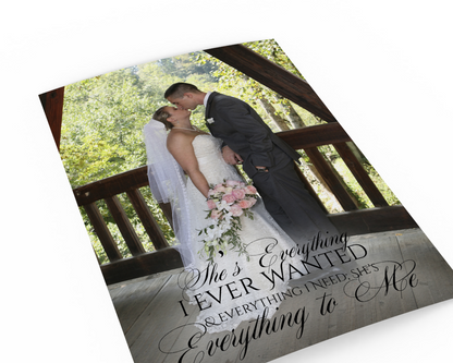 First Dance Photo and Lyrics - Fine art and canvas personalized anniversary and inspirational gifts